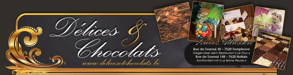 Delices et chocolats - Chocolaterie Belgique - Tournai - Templeuve - Hollain